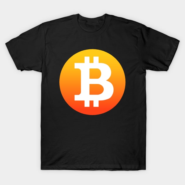 Bitcoin Sunset T-Shirt by Pektashop